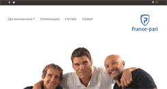 Desktop Screenshot of france-pari.org
